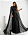 Vestido Longo Rove Preto - Imagem 1
