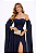 Vestido Longo Zeus Azul Marinho - Imagem 2