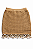 Saia Tricot Conchas Douradas Bordada - Imagem 2
