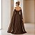 Vestido Longo Zeus Marrom - Imagem 3