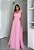 Vestido Longo Fiorela Rosa - Imagem 1