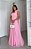 Vestido Longo Fiorela Rosa - Imagem 2