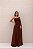 Vestido Longo Versailles Marrom - Imagem 3