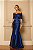 Vestido Longo Imperiale Azul Royal - Imagem 7
