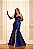 Vestido Longo Imperiale Azul Royal - Imagem 2