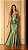 Vestido Longo Imperiale Verde Oliva - Imagem 3