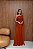 Vestido Longo Versailles Terra Cota - Imagem 1