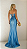 Vestido Longo Aurora Azul Serenity - Imagem 3