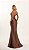 Vestido Longo Lume Marrom - Imagem 5
