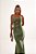 Vestido Longo Lume Verde Oliva - Imagem 1