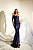 Vestido Longo Amara Azul Marinho - Imagem 1
