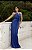 Vestido longo tomara que caia Sarah azul Royal - Imagem 1