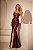 Vestido Longo Amara Marrom - Imagem 1