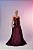 Vestido Longo Zibeline Arabella Vinho - Imagem 2