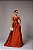 Vestido Longo Zibeline Arabella Terra Cota - Imagem 1