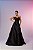 Vestido Longo Zibeline Arabella Preto - Imagem 1
