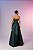 Vestido Longo Zibeline Arabella Verde Esmeralda - Imagem 3