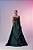 Vestido Longo Zibeline Arabella Verde Esmeralda - Imagem 1