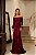 Vestido manga longa Serafina Marsala - Imagem 1