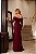 Vestido manga longa Serafina Marsala - Imagem 5
