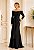 Vestido manga longa Serafina Preto - Imagem 1