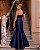 Vestido Longo Zebeline Kiara Azul Marinho - Imagem 3