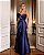 Vestido Longo Zebeline Kiara Azul Marinho - Imagem 1
