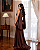 Vestido longo Vittoria Marrom - Imagem 3