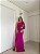 Vestido Longo Ombro Só Vercelli Fúcsia - Imagem 3