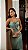 Vestido Longo Tomara que caia Sarah Plissado Verde Menta - Imagem 2