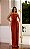 Vestido Longo Tomara que caia Plissado Sarah Terra Cota - Imagem 3