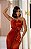 Vestido Longo Tomara que caia Plissado Sarah Terra Cota - Imagem 2