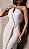 Vestido Longo Tomara que caia Plissado Sarah Branco - Imagem 5