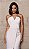 Vestido Longo Tomara que caia Plissado Sarah Branco - Imagem 2