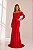Vestido manga longa Serafina Vermelho - Imagem 4