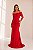 Vestido manga longa Serafina Vermelho - Imagem 3
