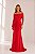 Vestido manga longa Serafina Vermelho - Imagem 1