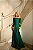 Vestido manga longa Serafina Verde Esmeralda - Imagem 1