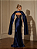 Vestido Longo Cleópatra Azul Marinho - Imagem 4