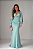 Vestido longo Siena Verde Menta - Imagem 1