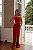 Vestido Longo Tomara que caia Plissado Sarah Vermelho - Imagem 2