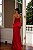 Vestido Longo Tomara que caia Plissado Sarah Vermelho - Imagem 4
