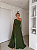 Vestido Longo Évora Verde Oliva - Imagem 1