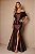 Vestido Longo Imperiale Marrom - Imagem 3
