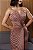 Vestido longo tomara que caia Plissado Sarah Mocha Mousse - Imagem 3