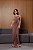 Vestido longo tomara que caia Plissado Sarah Mocha Mousse - Imagem 2