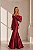 Vestido Zebeline Dominique Vinho - Imagem 2