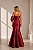 Vestido Zebeline Dominique Vinho - Imagem 3