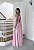 Vestido Longo Évora Rosa - Imagem 5