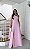 Vestido Longo Évora Rosa - Imagem 1